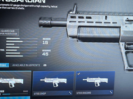 4 hacked modded guns package + Blueprint Set (20 Packs) ( Permanent Save ) - New First Edition