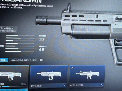 4 hacked modded guns package + Blueprint Set (20 Packs) ( Permanent Save ) - New First Edition